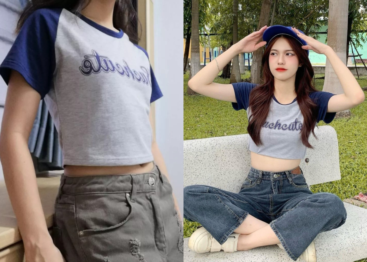 5、Korean Style Crop Top
