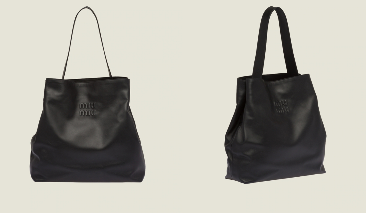 Miu Miu Leather Hobo Bag