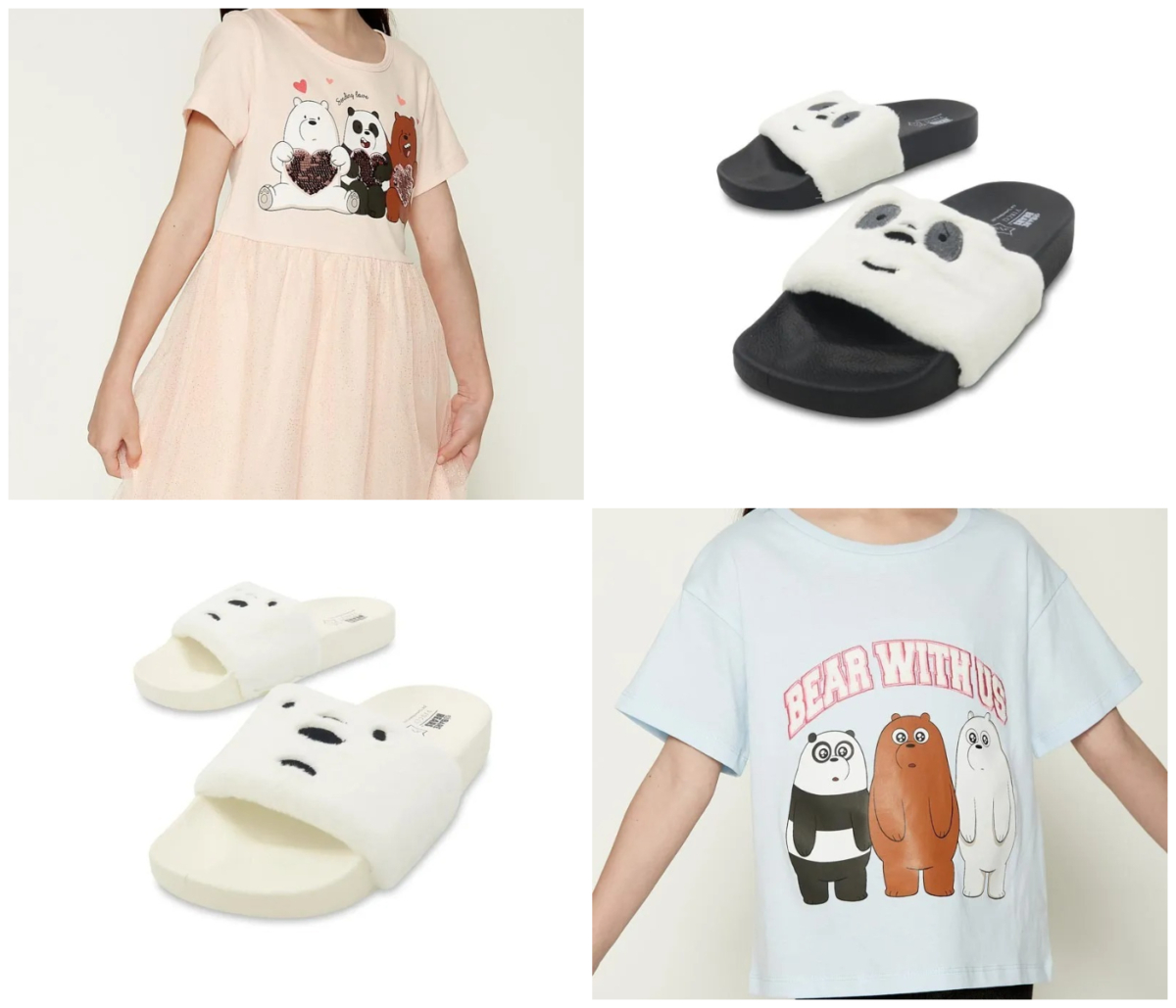 Padini x We Bare Bears 童装系列