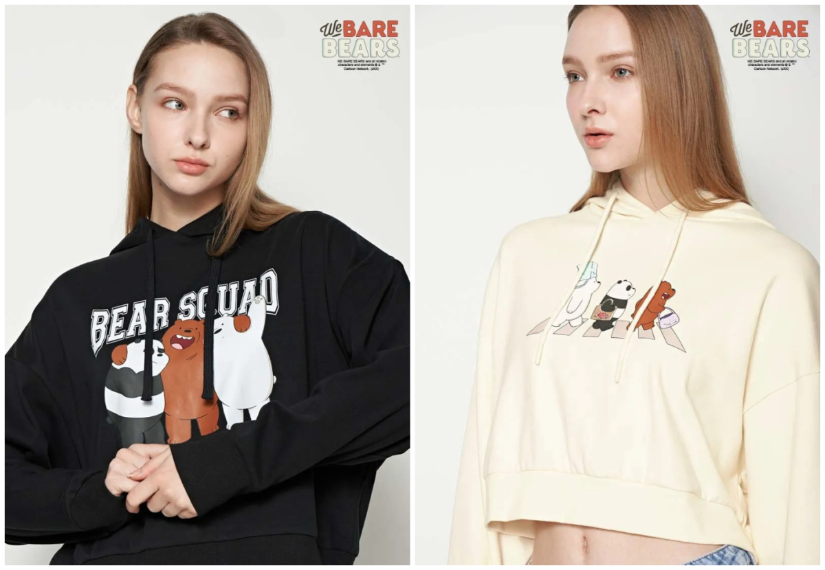 2、We Bare Bears 连帽衫
