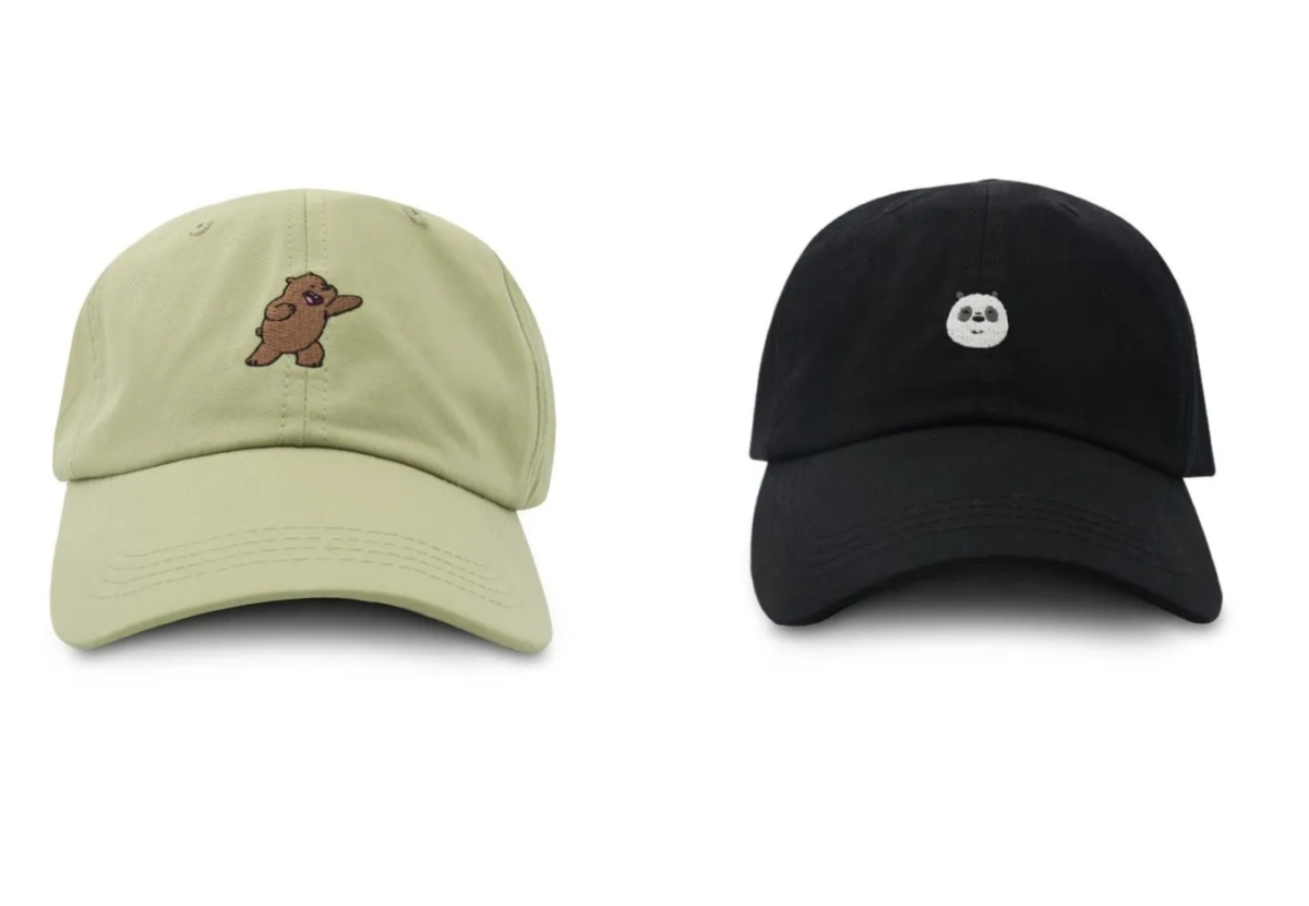 1、We Bare Bears 棒球帽