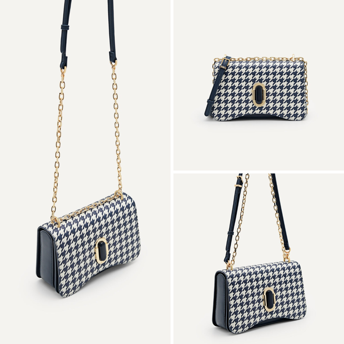 4、PEDRO Studio Rift Leather Shoulder Bag