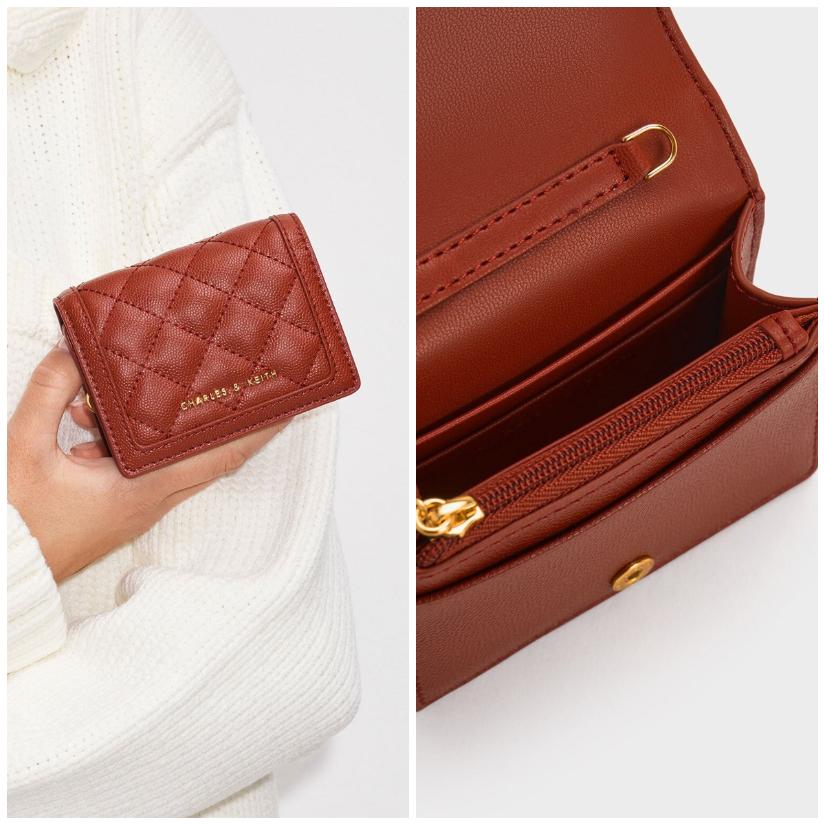 2、Micaela Quilted Card Holder