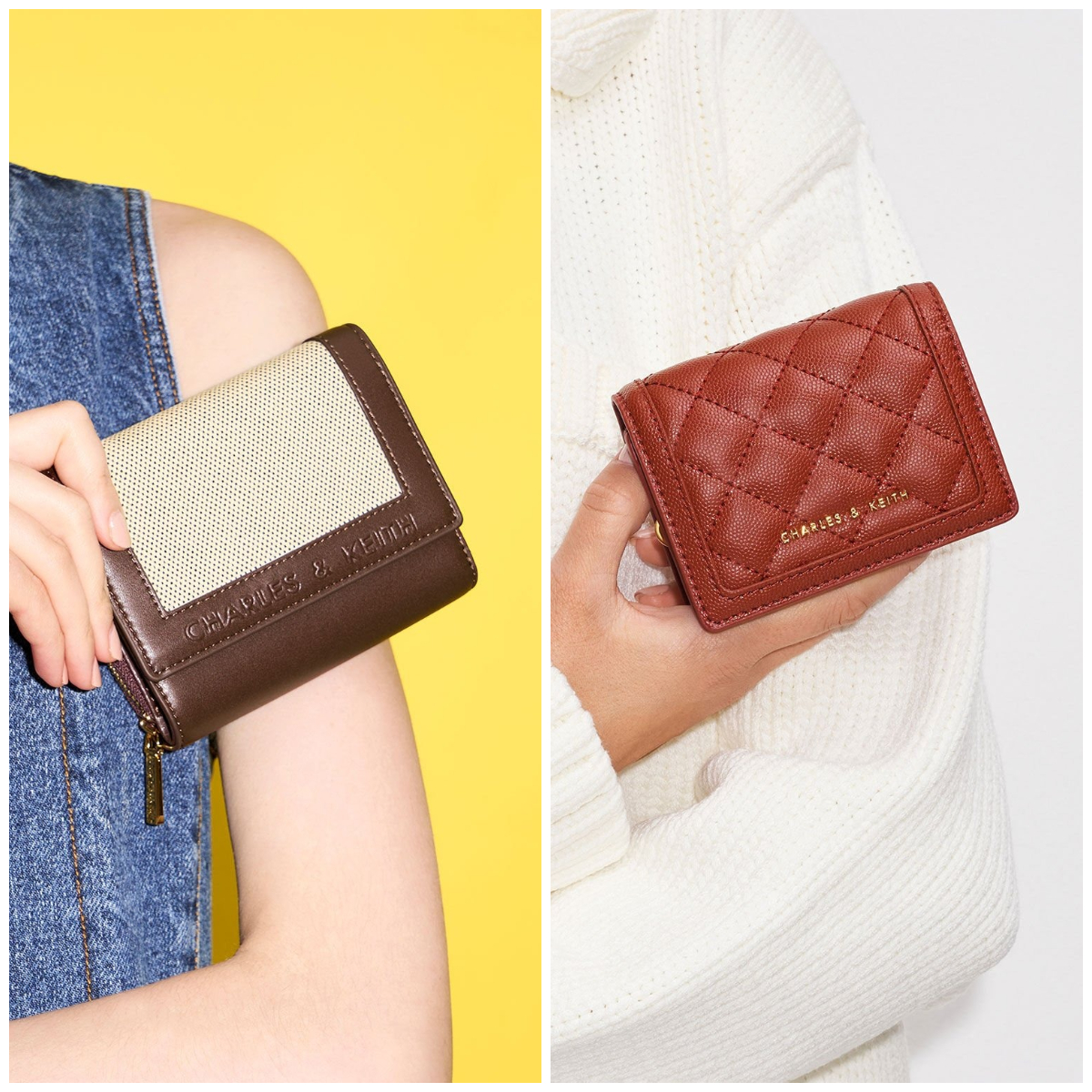 7 款 Charles & Keith 高级感短钱包