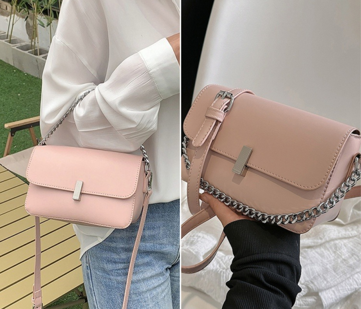 5、简约韩系斜挎包