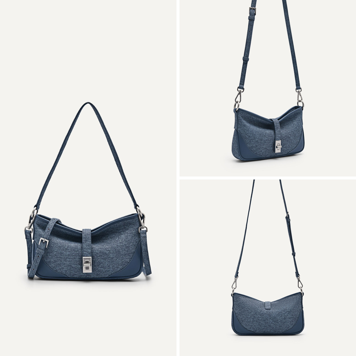 7、Ruched Shoulder Bag