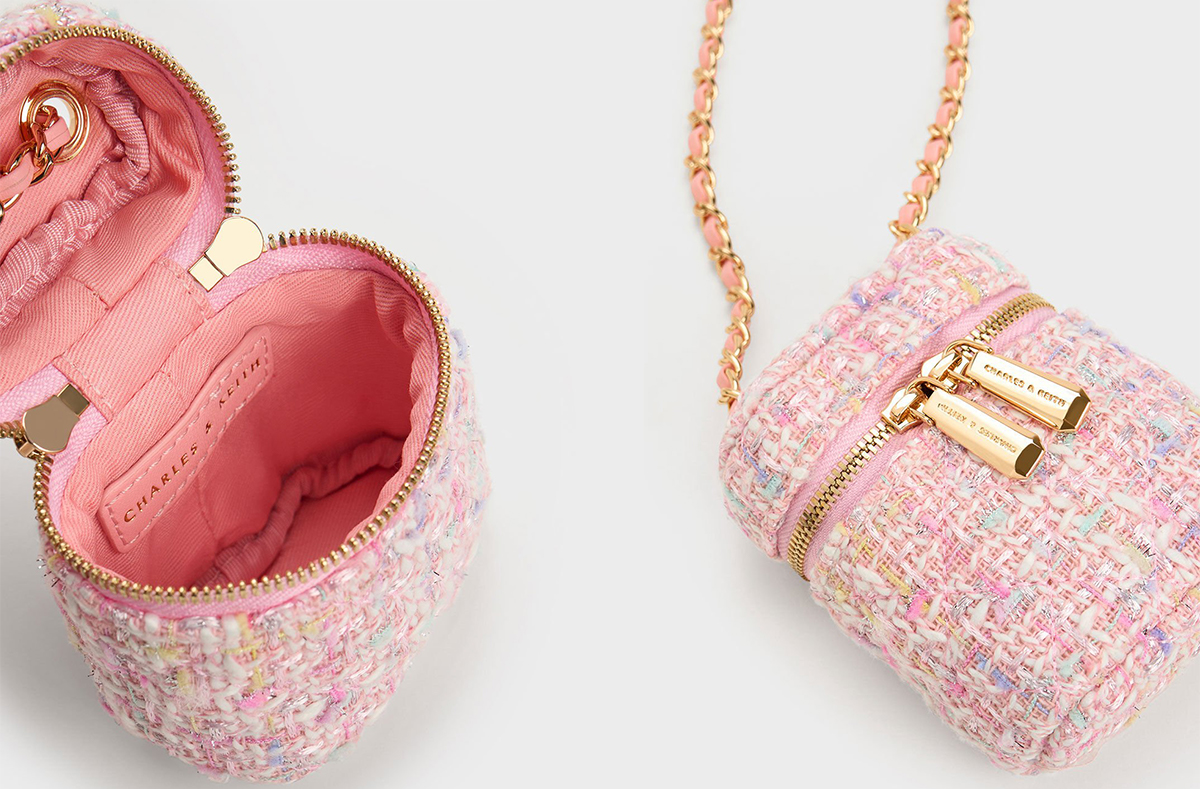 3、Micro Vanity Pouch - Pink