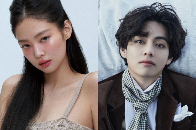 Jennie与防弹少年团BTS 成员「V」