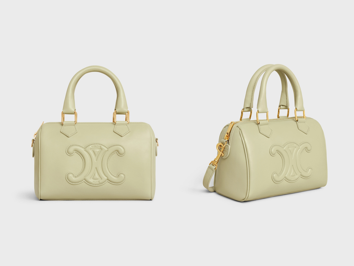 6、SMALL BOSTON CUIR TRIOMPHE IN SMOOTH CALFSKIN