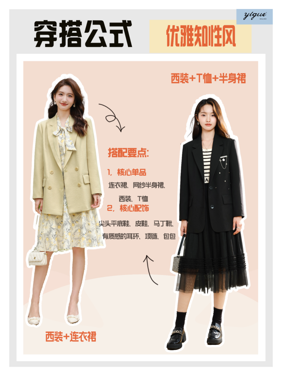 西装穿搭公式(四):优雅知性风