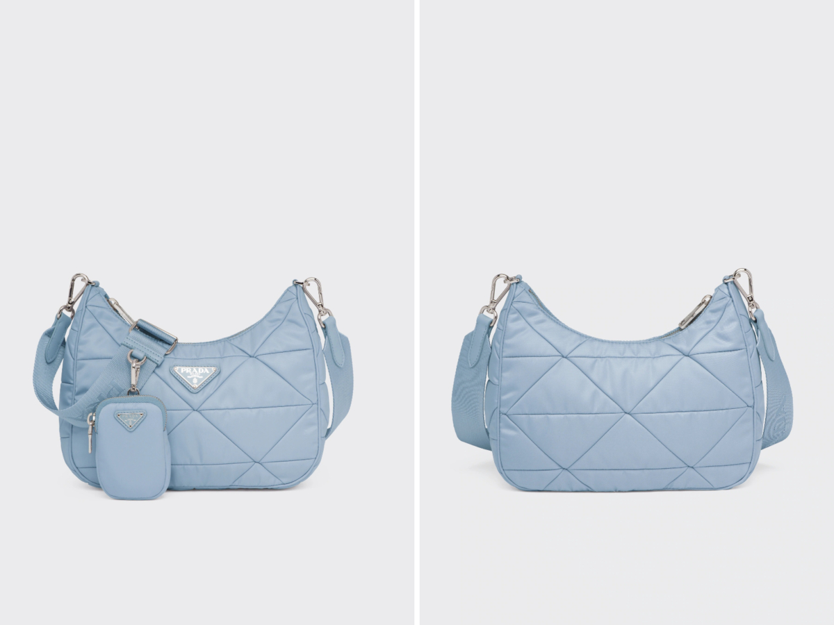 2、PRADA RE-NYLON PADDED HOBO