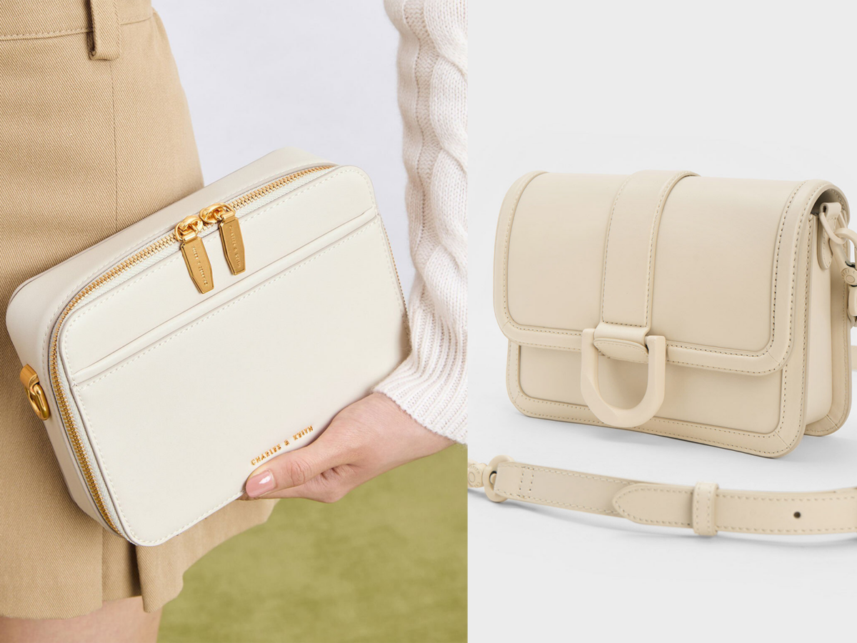 7 款 Charles & Keith 斜挎“豆腐包”