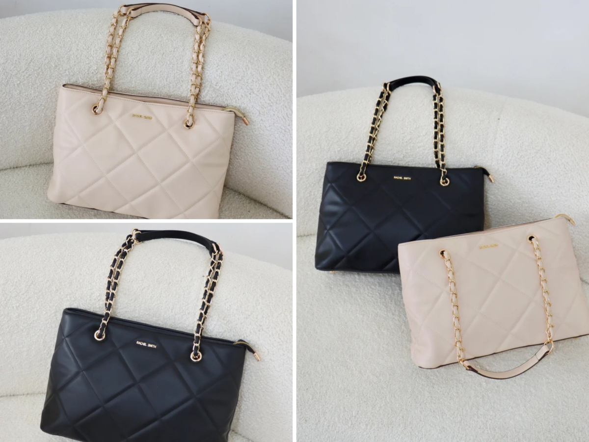 2、Melody Quilted Tote Bag