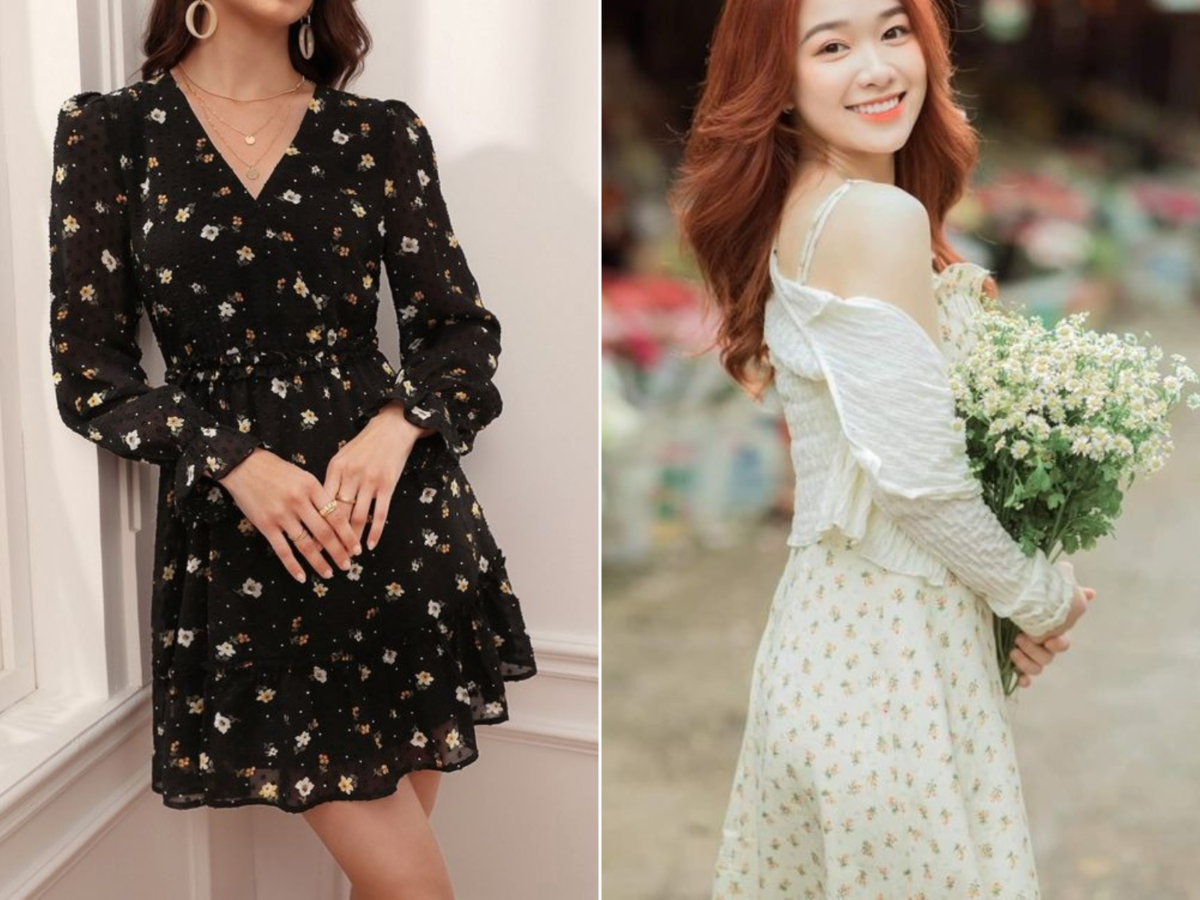 POINT 4:碎花要选浅色底