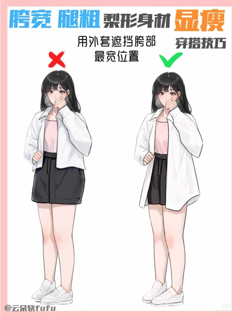 技巧4、长外套遮挡缺点