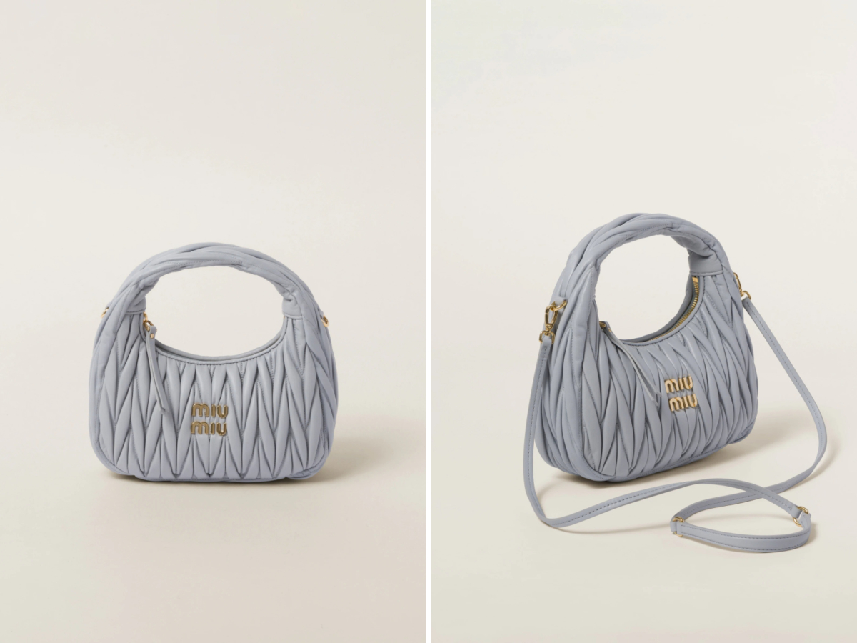 7、MIUMIU MINI HOBO BAG
