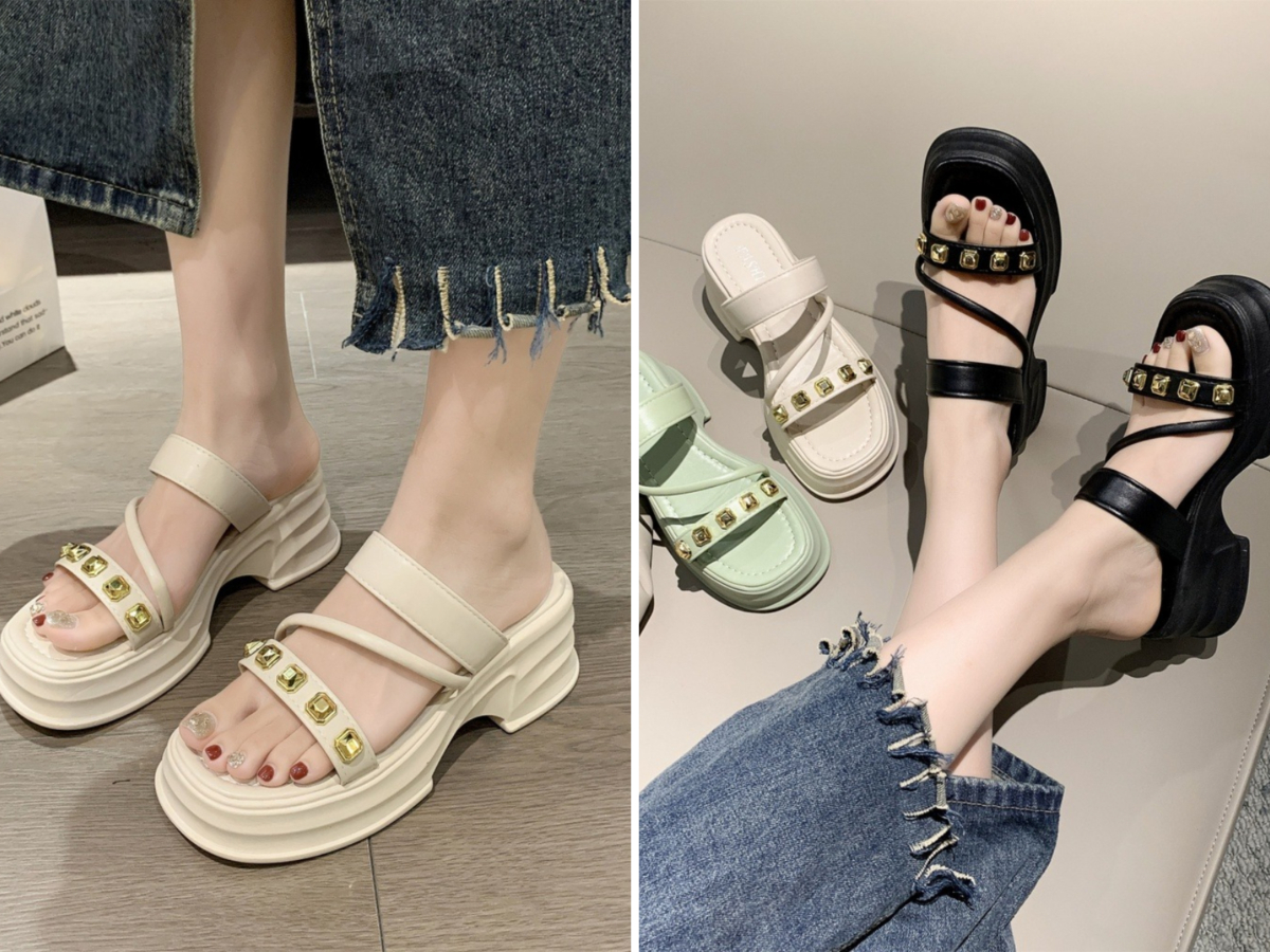 Shopee 厚底凉鞋 #7