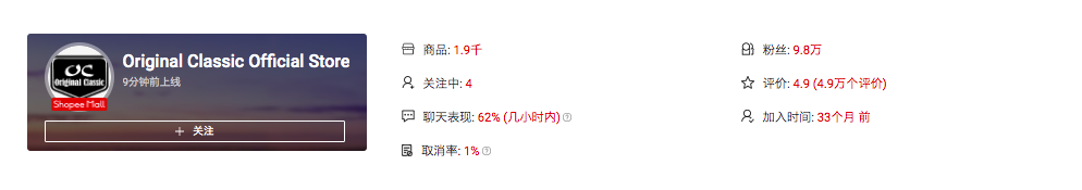 4、Original Classic Official Store