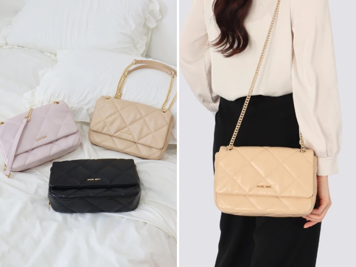 4、Janice Quilted Crossbody Bag