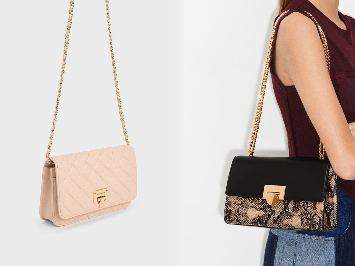 7 款 Charles & Keith 链条手拿“晚宴包”