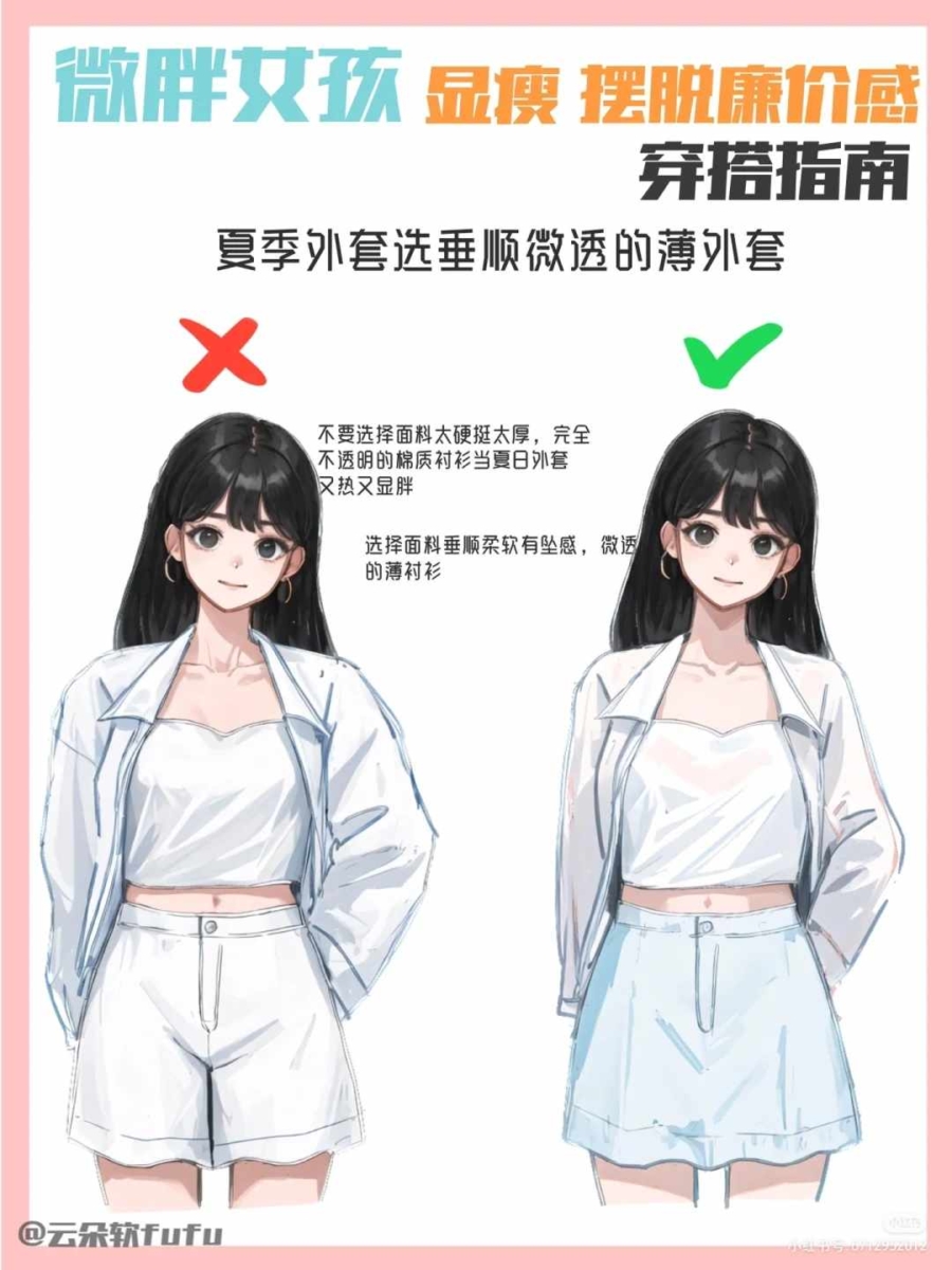 穿搭指南五、垂顺微透的薄外套