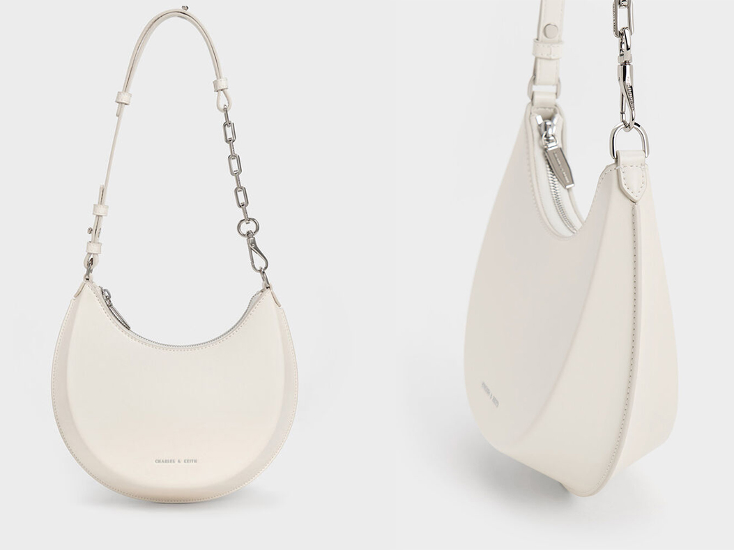 3、Olivia Moon Bag - Cream