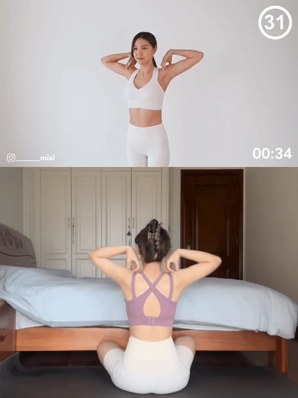 Step 1:手臂向后转