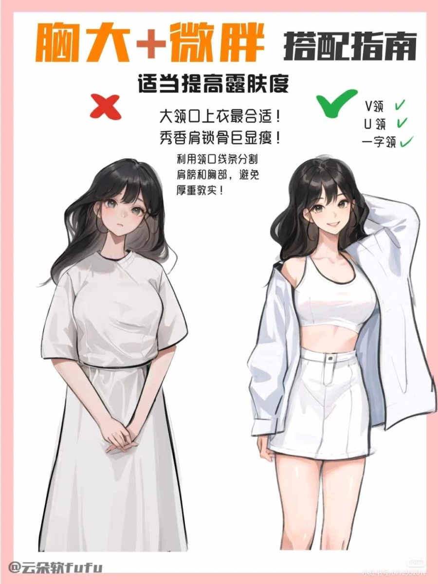 4、适当提高露肤度