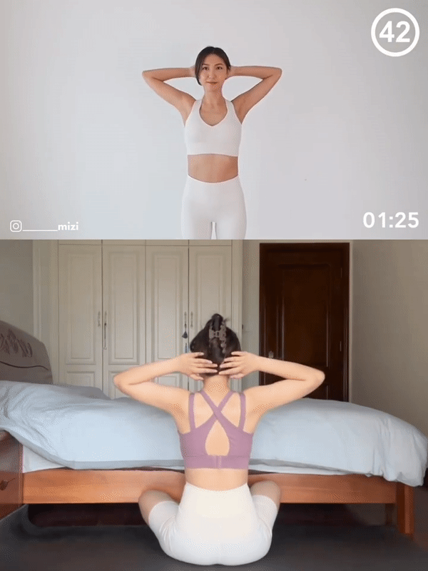 Step 2:双手抱头