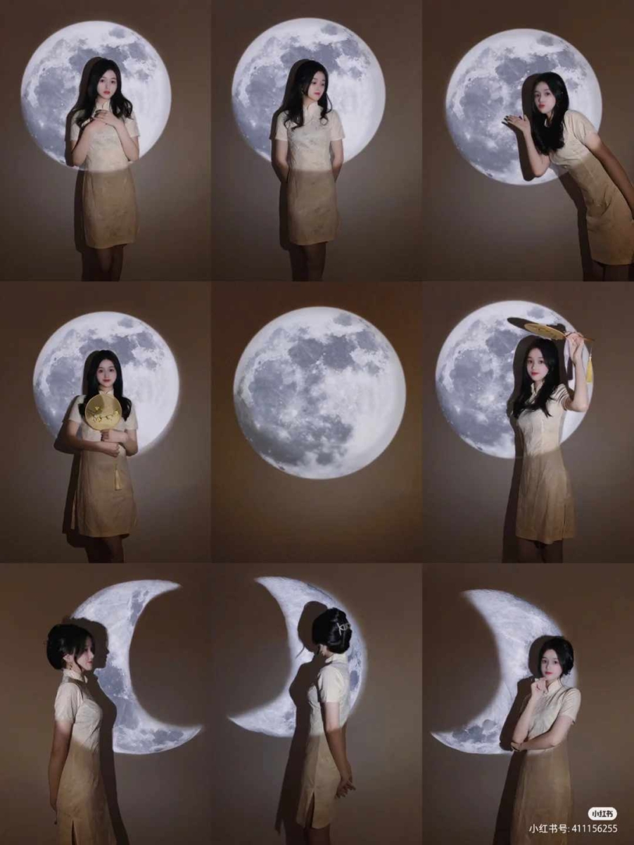 0成本的中秋创意「拍照方法」