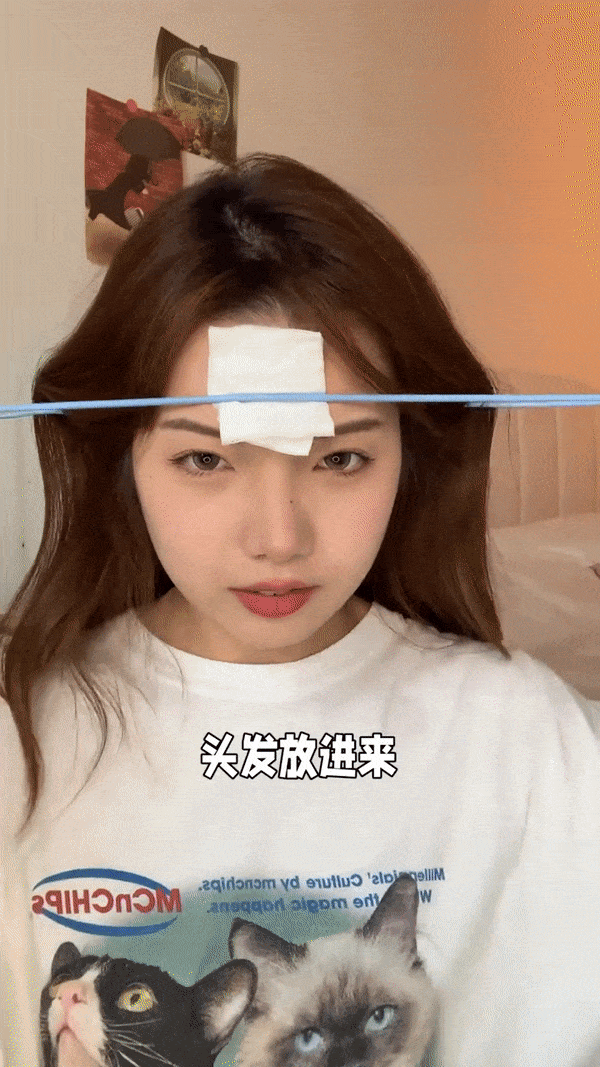 3、吹风机冷热交替吹干