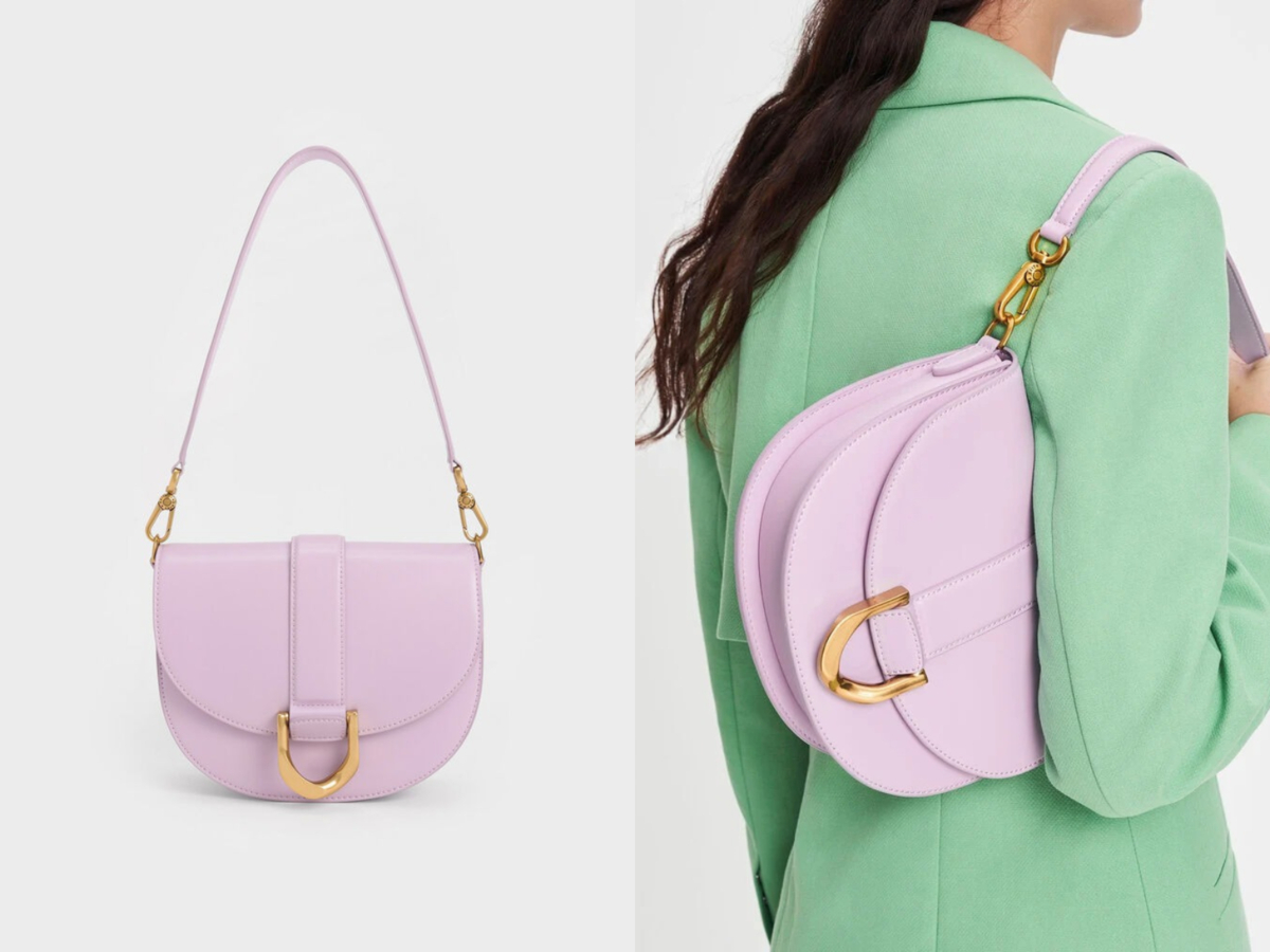 6、Gabine Saddle Bag - Lilac