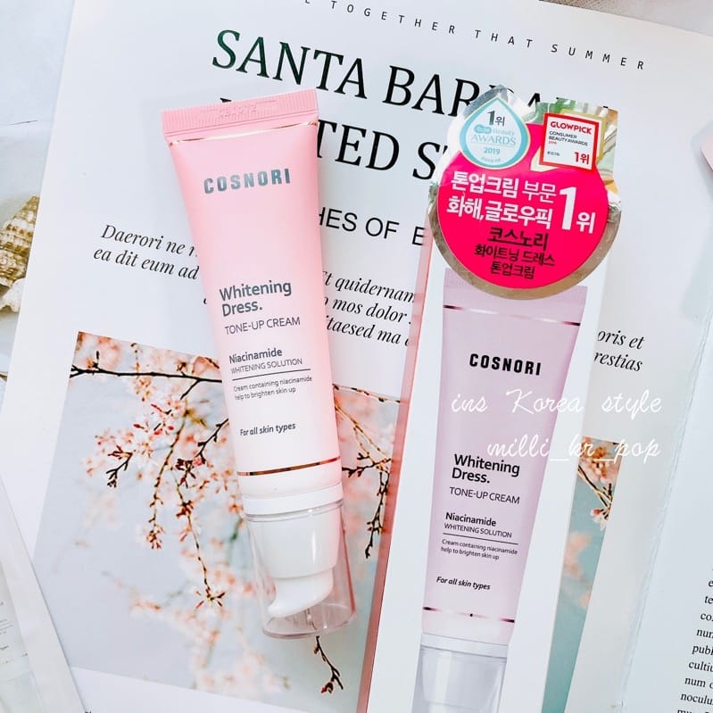 5、COSNORI Whitening Dress Tone-Up Cream