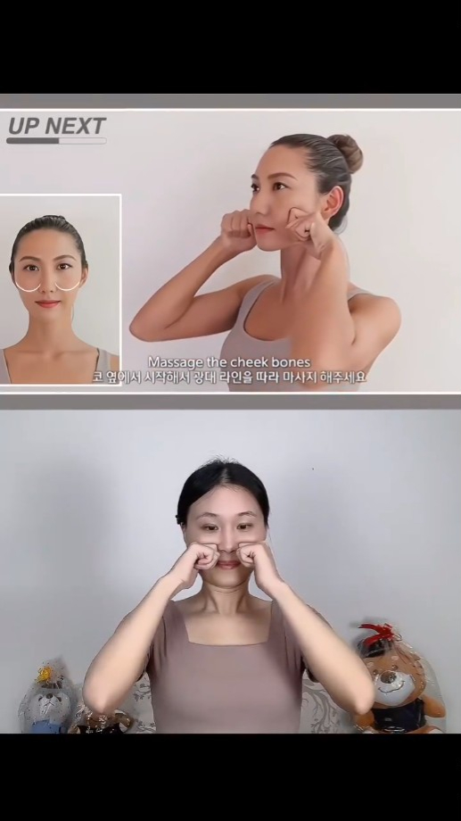 Step 7/ 按摩颧骨