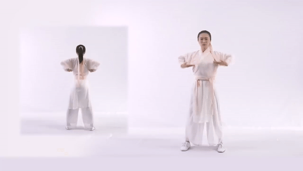 第六式：双手攀足固肾腰