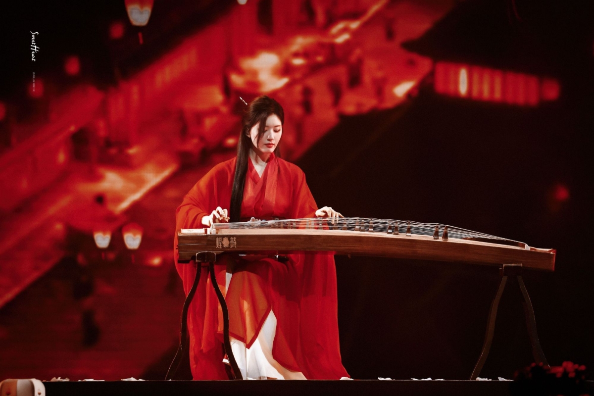 在舞台上向粉丝展现自己学到的东西