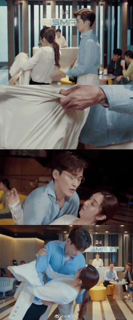 张翰扯女主内衣带