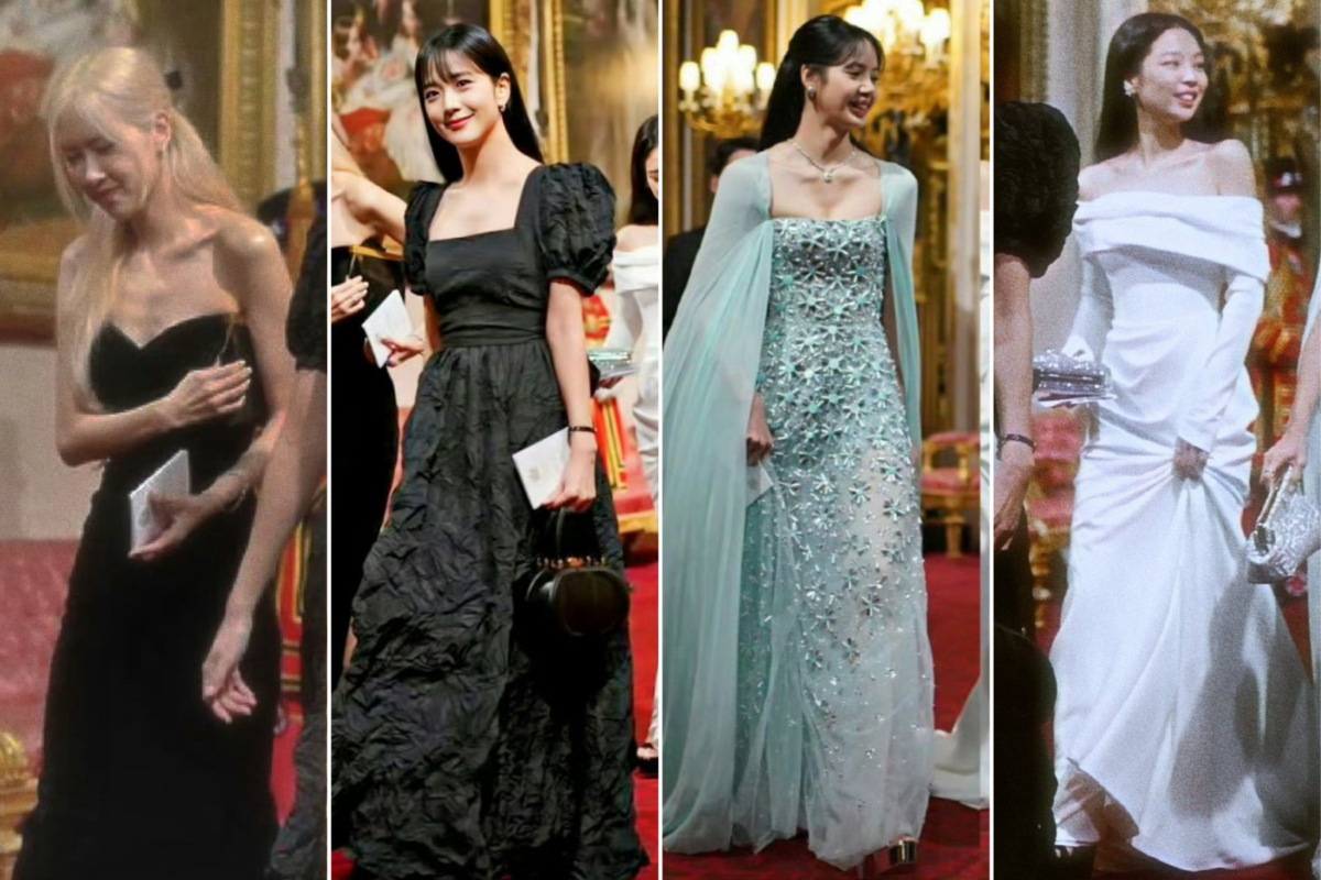 BLACKPINK 四名成员打扮优雅端庄