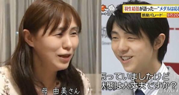 羽生结弦、妈妈