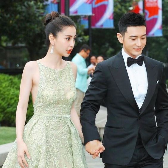 Angelababy和前夫“黄晓明”