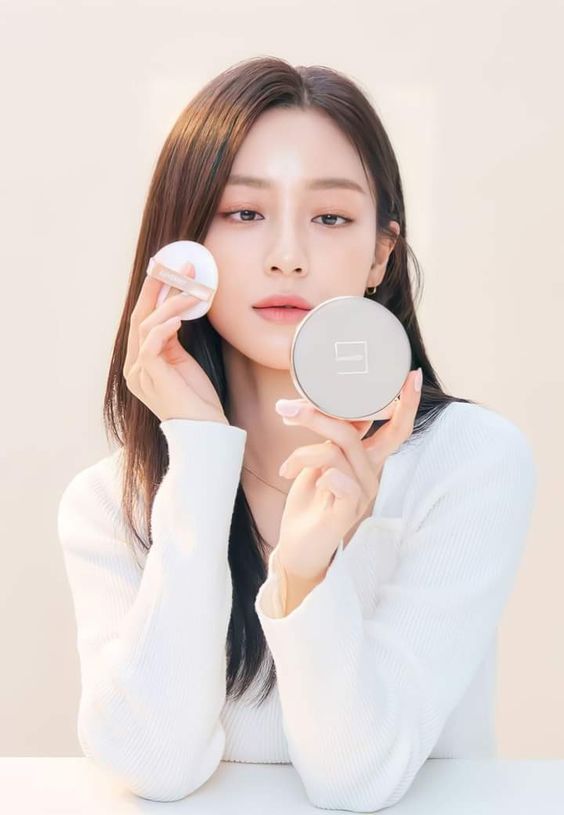 气垫正确使用技巧 3⃣️ 五点上妆法