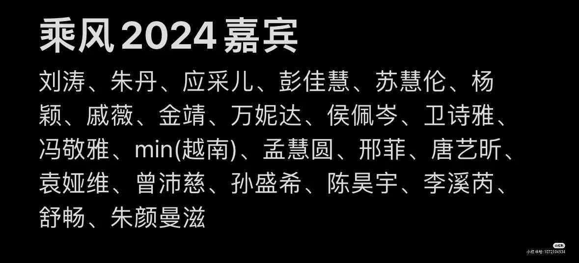 确定参与的嘉宾