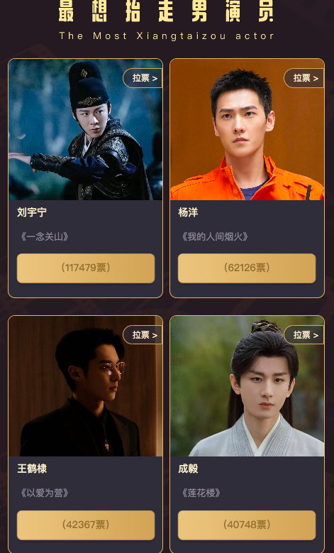 最想抬走男演员