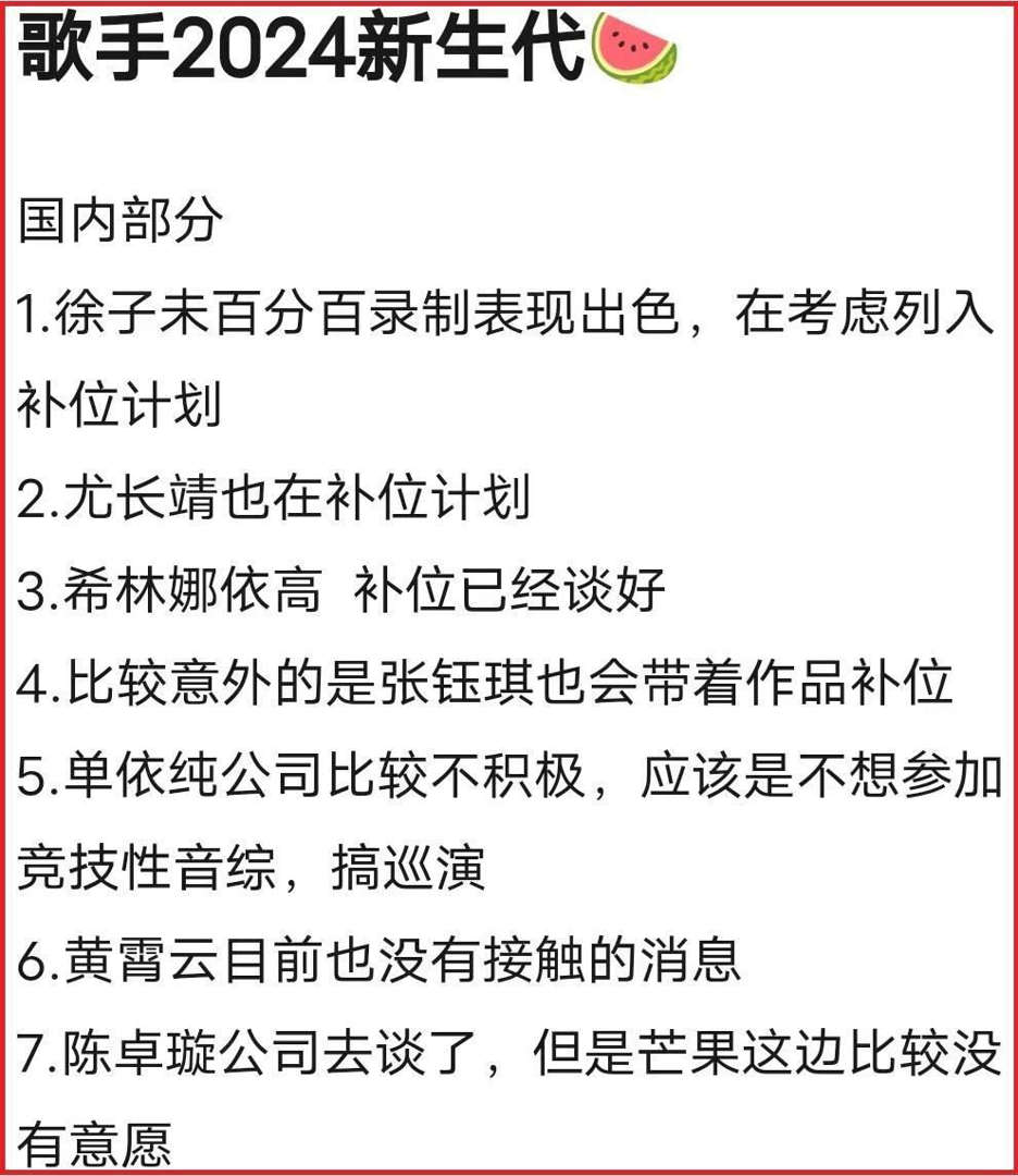新生代歌手