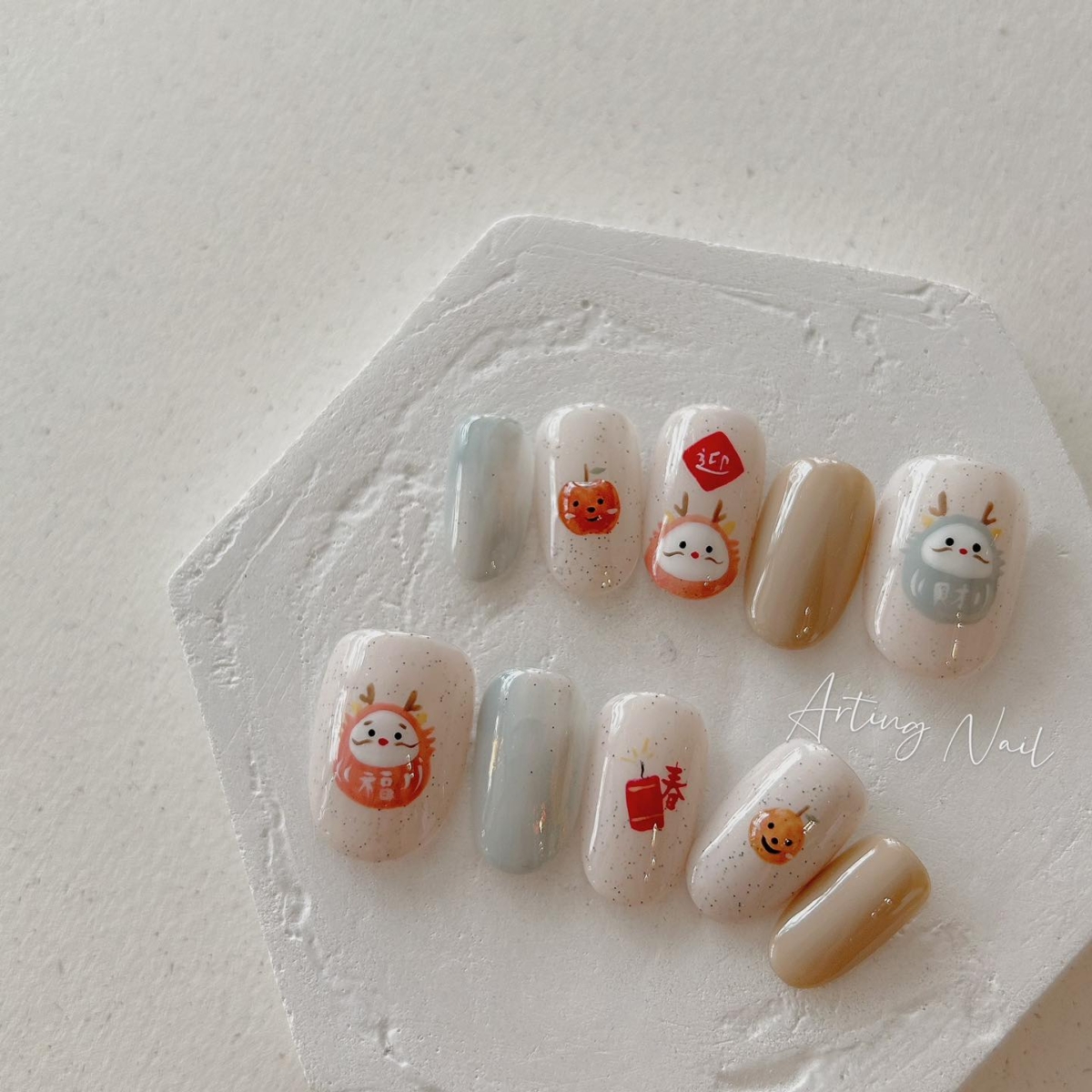 3、凝胶大理石龙宝宝