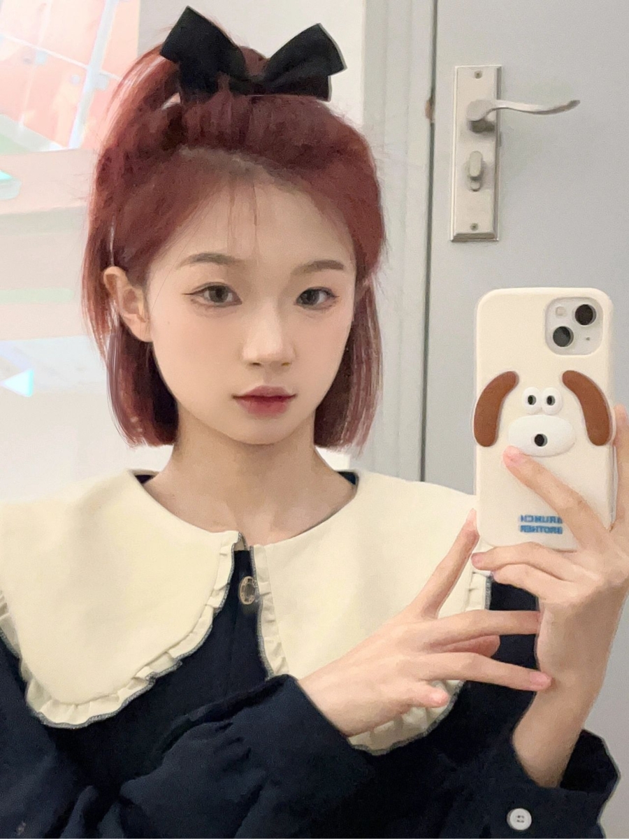 3、高马尾蝴蝶结