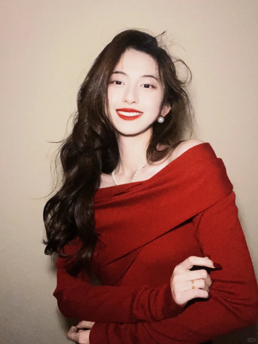 红色系穿搭技巧🍎