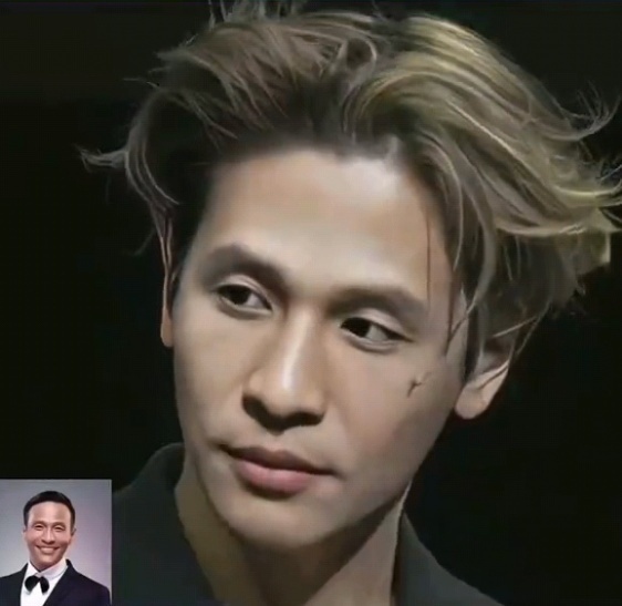 网友将宋小宝的脸与王嘉尔的身体合成