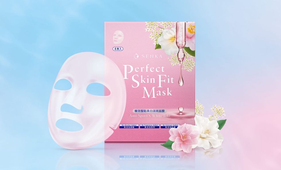 3、SENKA专科 极效服贴美白淡斑面膜