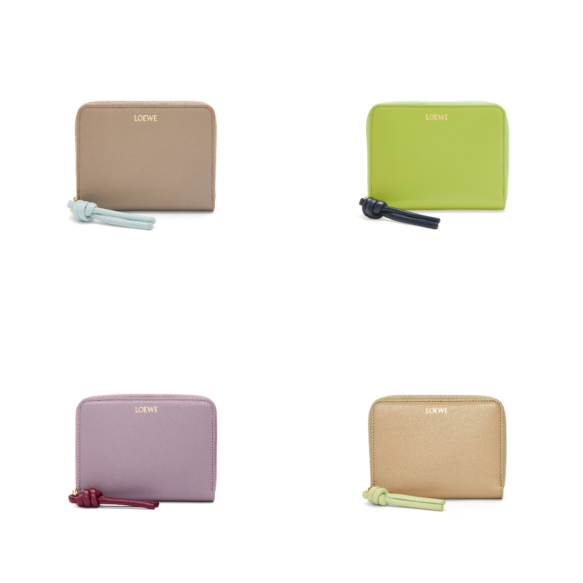 Knot Compact Zip Wallet